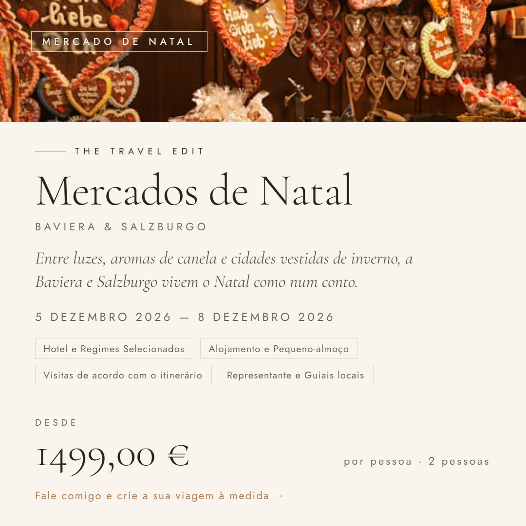Mercados de Natal, Baviera & Salzburgo